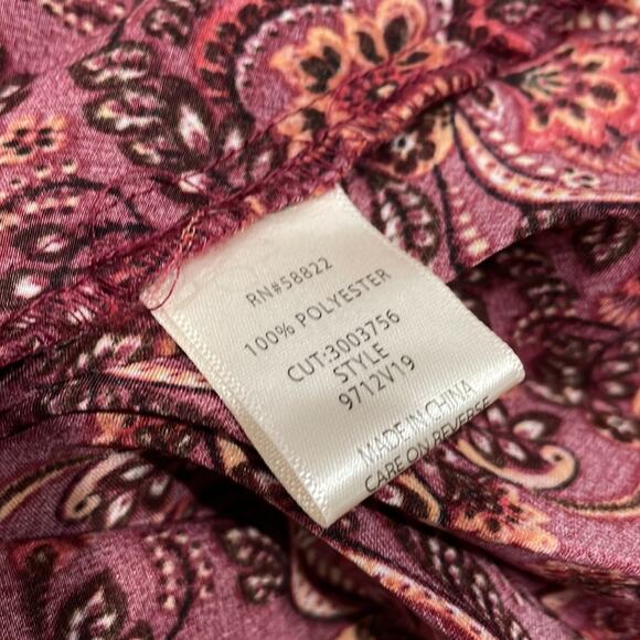 Max Studio Floral Pleated Midi Skirt NWT Elastic Waist - Picture 4 of 4